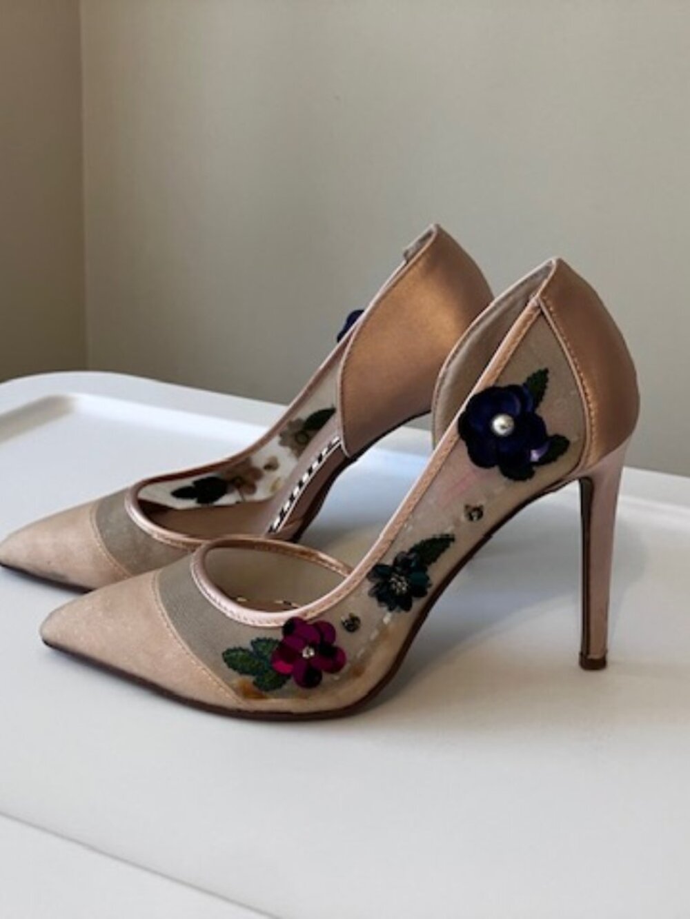 Betsey Johnson Jewel Blush Stilettos - Picture 2 of 9